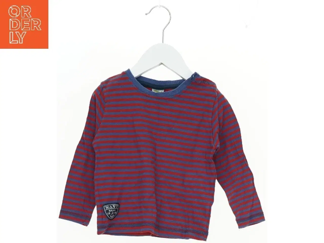 Billede 1 - Langærmet bluse med striber fra Friends (str. 86)