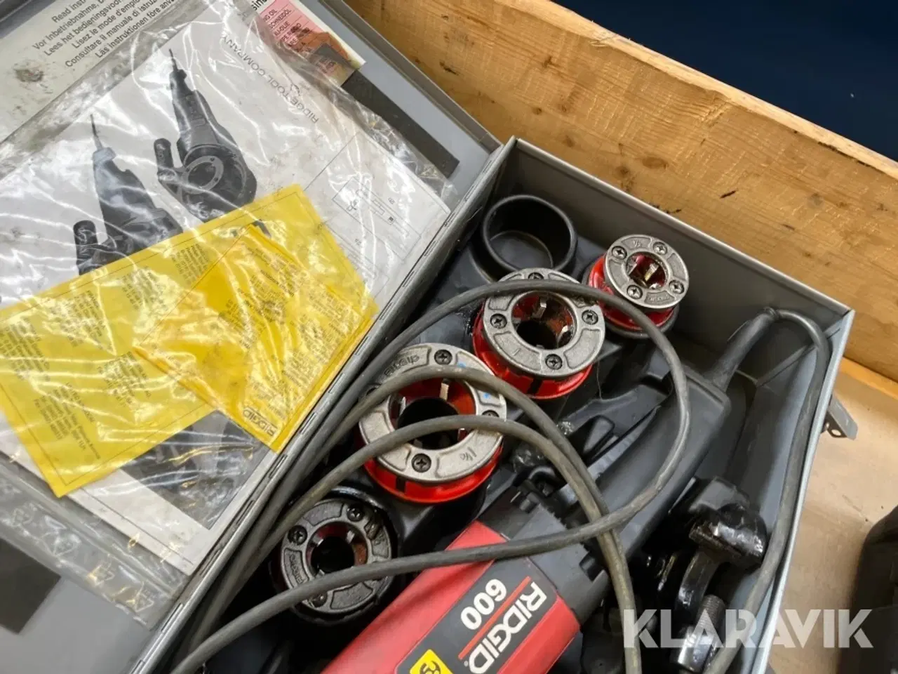 Billede 7 - Gevindskære og magnetboremaskine Rigid 600