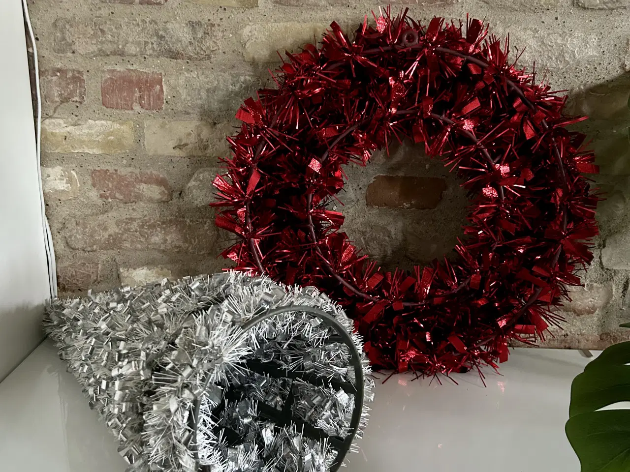 Billede 2 - Tinsel krans og træ