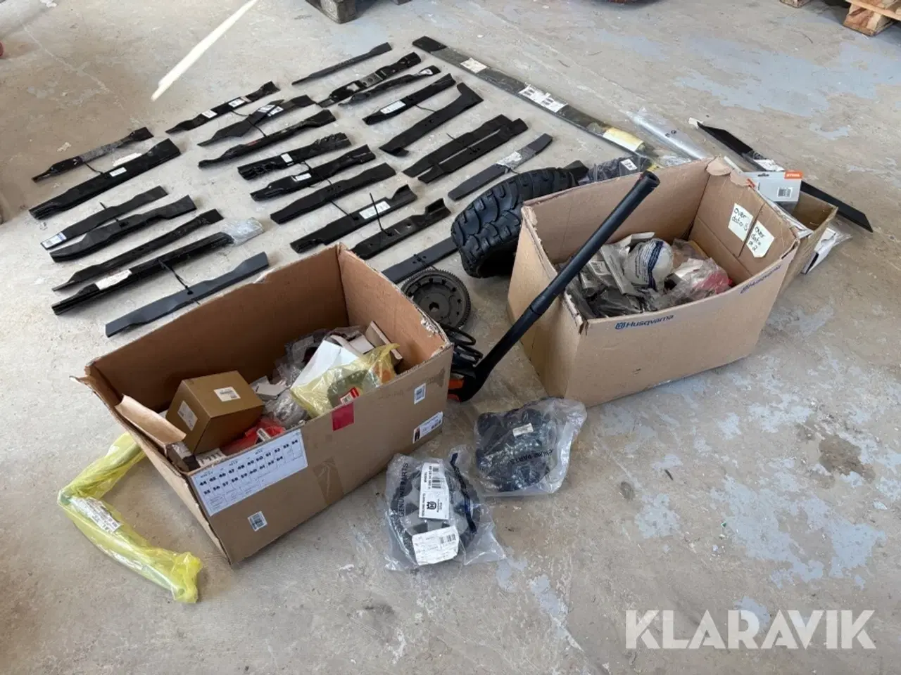 Billede 4 - Lot Husqvarna Stihl Briggs & Stratton klinger og reservedele