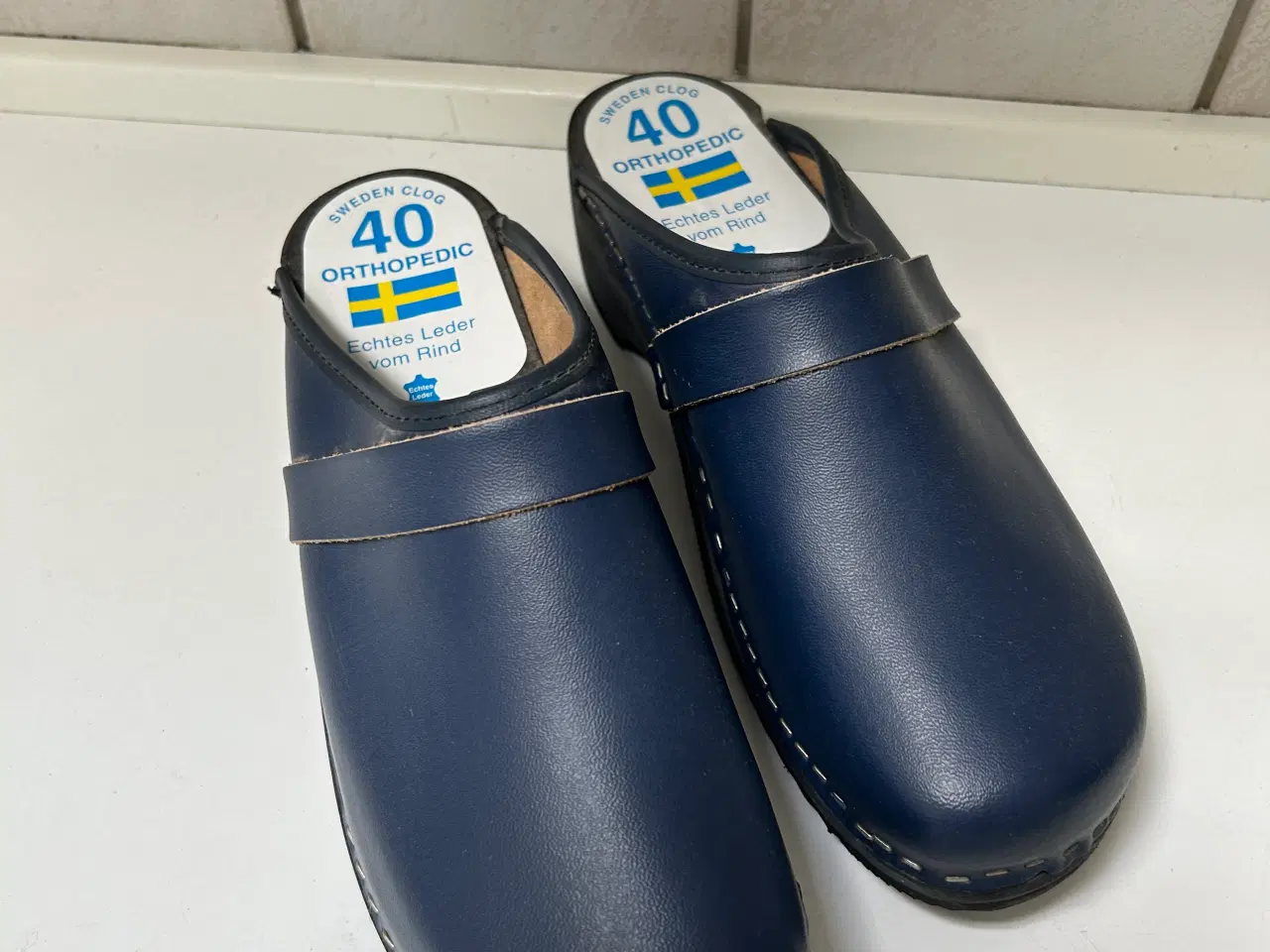 Billede 1 - NY træsko i læder str. 40
