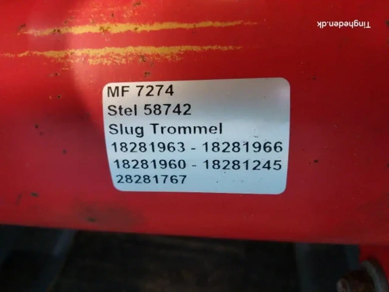 Billede 9 - Massey Ferguson 7274 Slug Trommel 18281963
