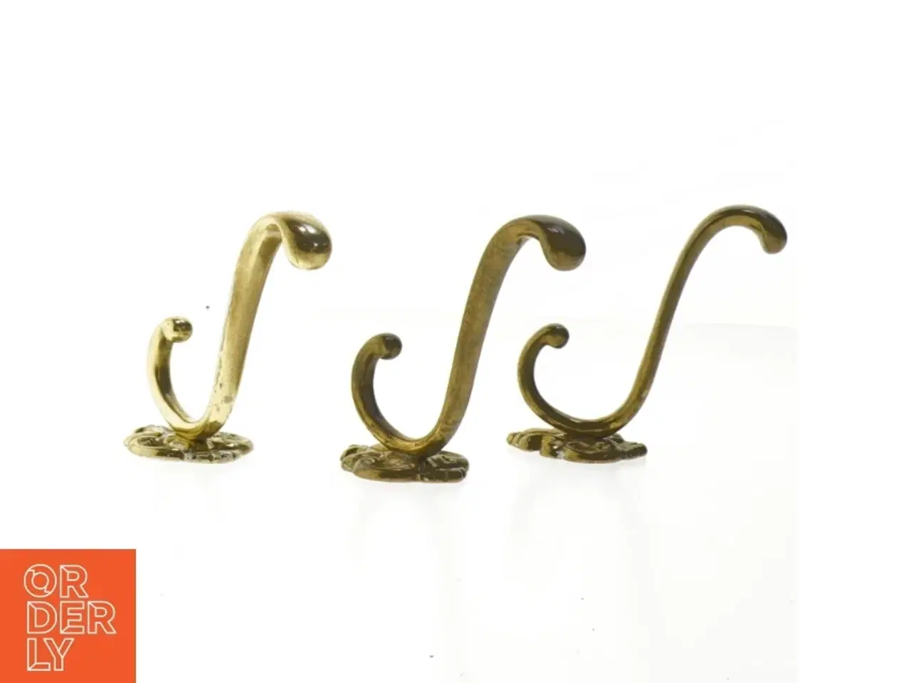 Billede 1 - Messing kroge (str. 11 cm)