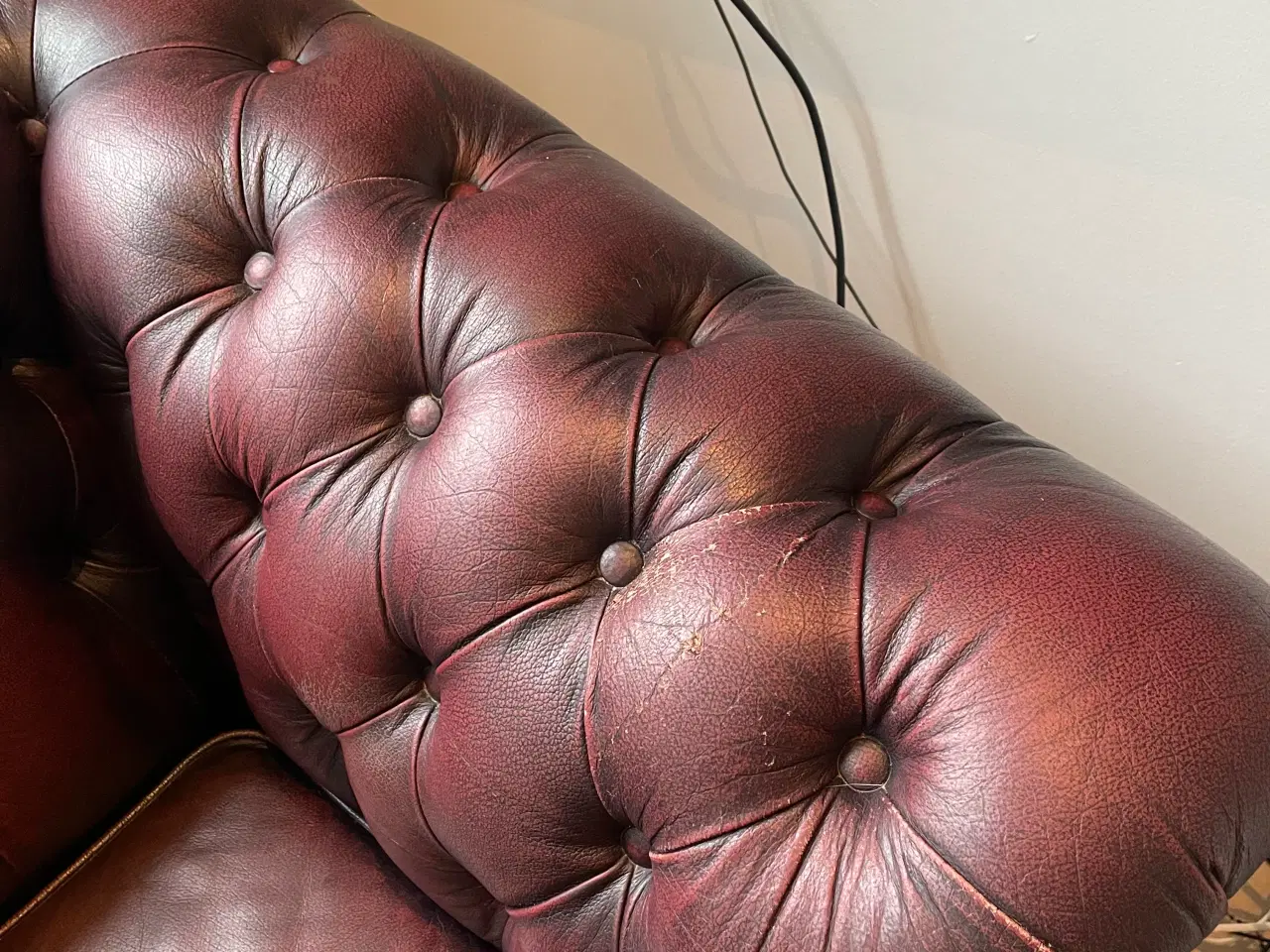 Billede 3 - Chesterfield sofa 2. Pers