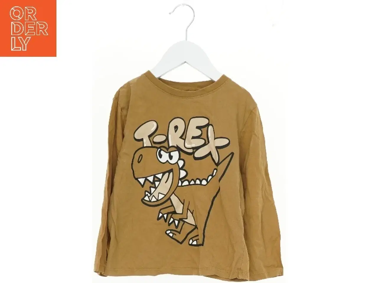 Billede 1 - Langærmet T-shirt med T-Rex print fra H&M (str. 116)