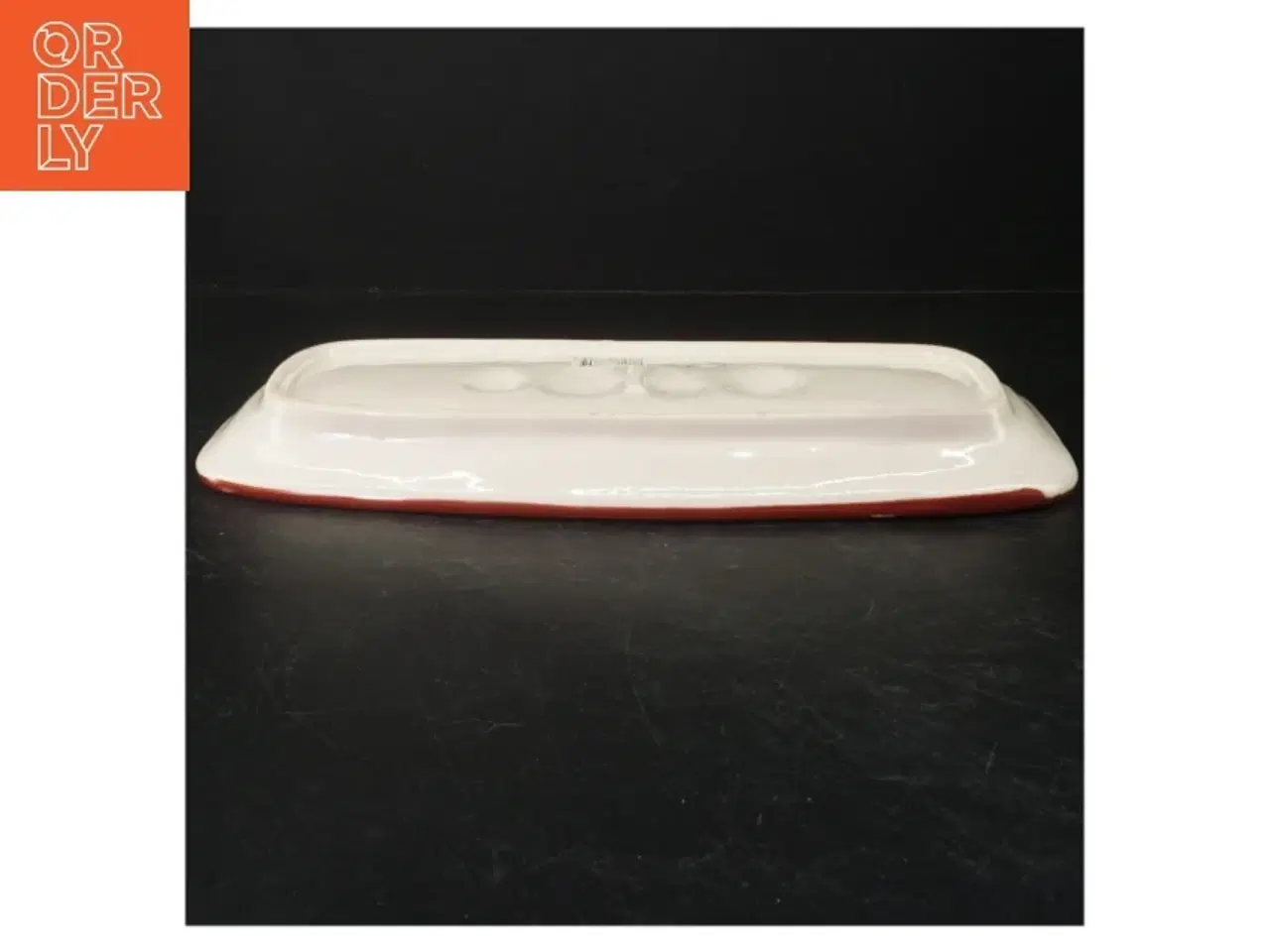 Billede 3 - Keramisk fad med julemotiv fra Atmosphere (str. 33x18 cm)