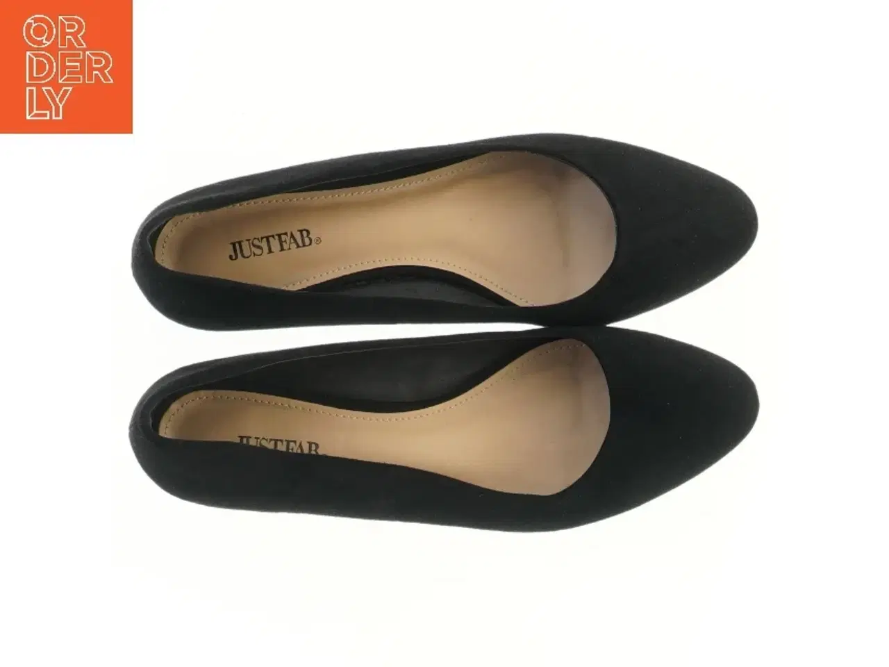 Billede 2 - Sort sko med blokhæle fra JustFab (str. 42 )