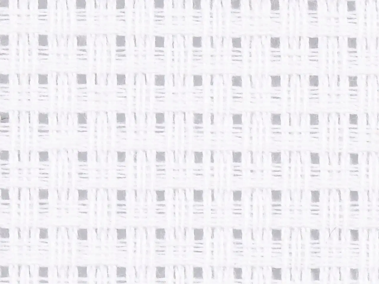 Billede 1 - Aidastof, str. 50x50 cm, 24 tern pr. 10 cm, hvid, 1 stk.