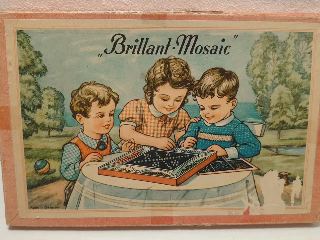 Billede 5 - Brillant-Mosaic.Mosaikleg med kugler, tysk ca 1950