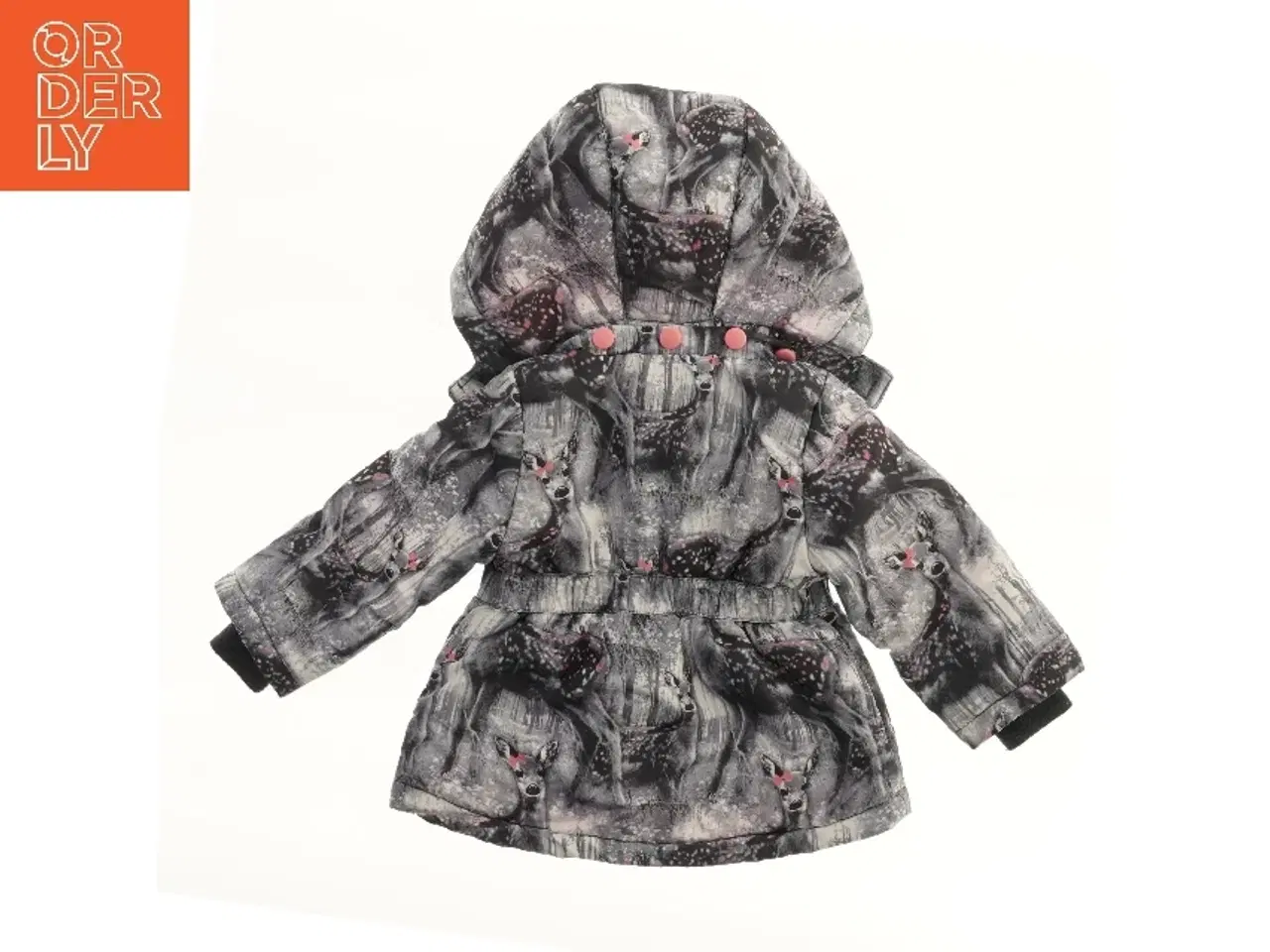 Billede 2 - Børne vinterjakke med rådyrmotiv fra VRS (str. 74)