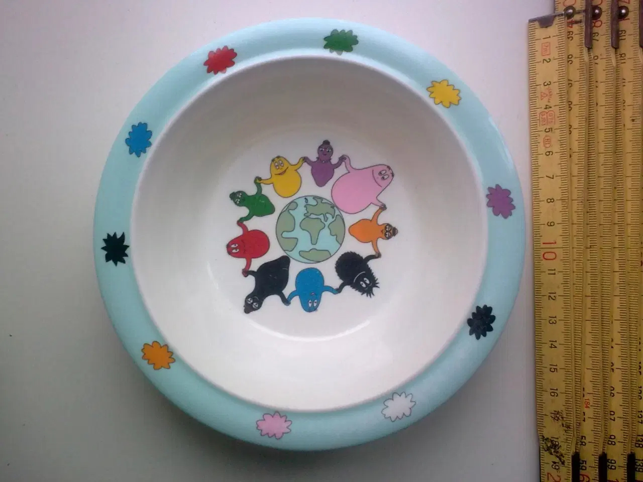 Billede 1 - Melamin til verdens fred LÆS skål & tallerken