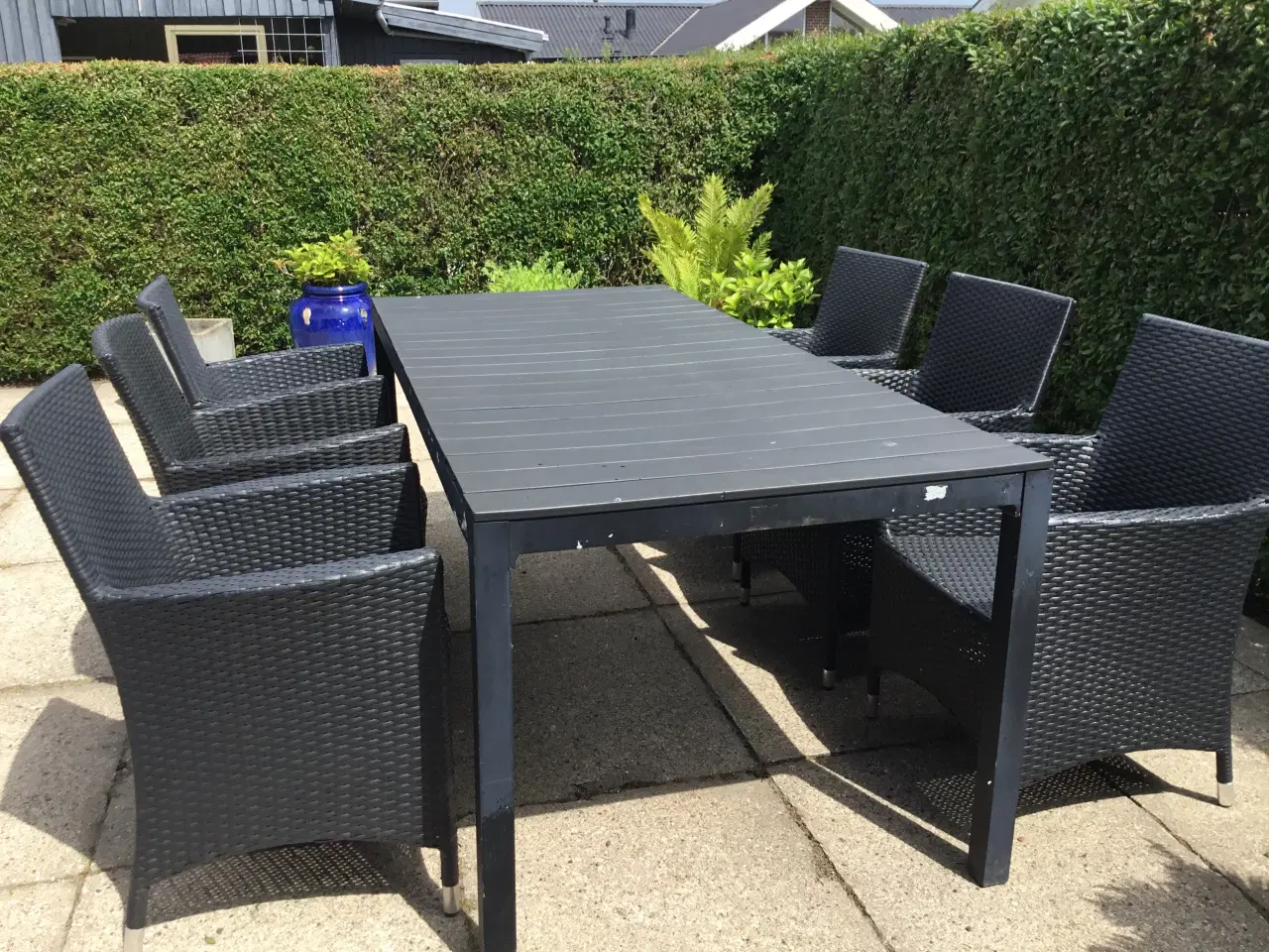 Billede 1 - Havebord og 6 stole