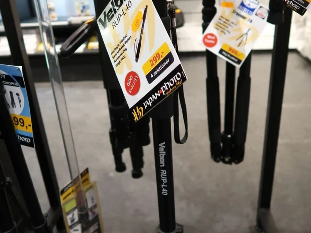 Billede 1 - Kamerastativ VELBON RUP-L40