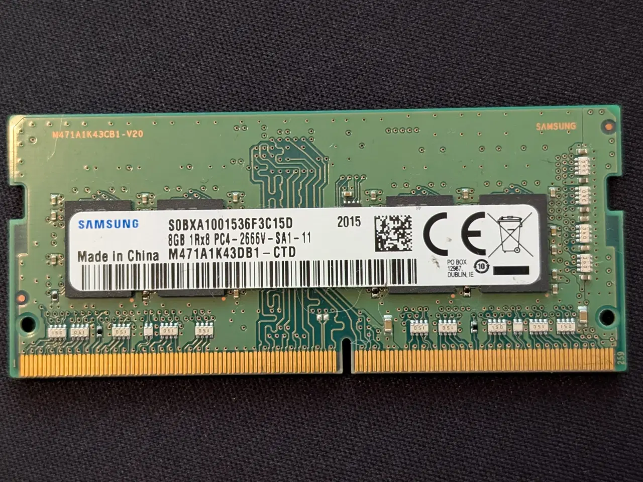 Billede 6 - 6 stk. 8GB DDR4 Ram. (SO-DIMM Moduler).