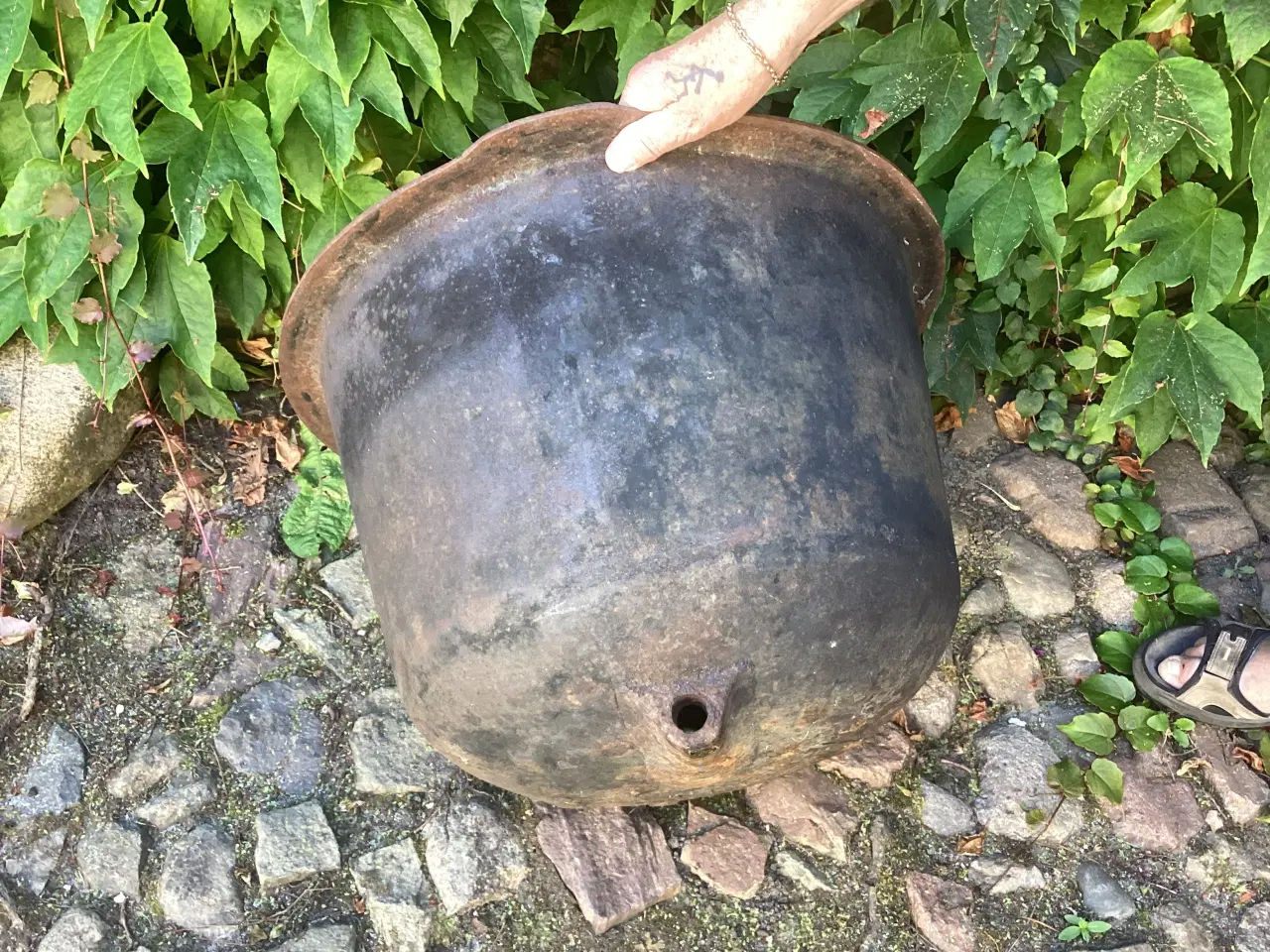 Billede 4 - Retro støbejerns gruekedel