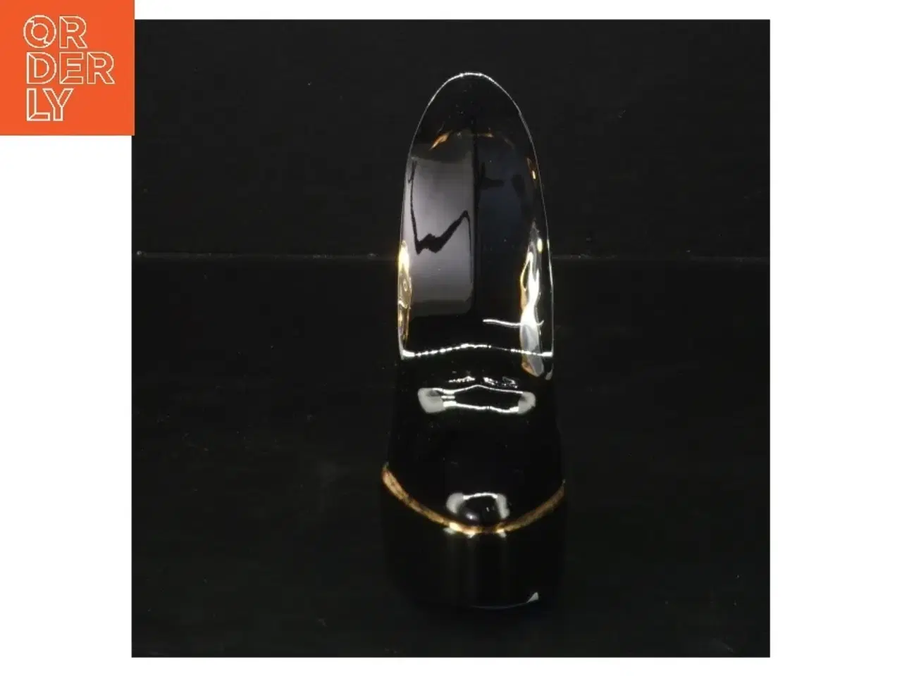 Billede 1 - Højhælet sko i glas (str. 11x12x4,5 cm) fra kosta boda