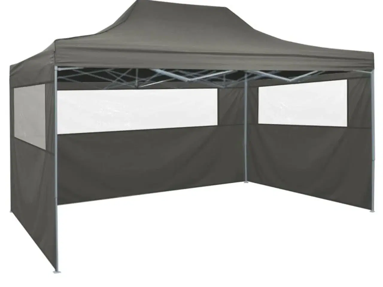 Billede 6 - Foldbart telt pop-up med 4 sidevægge 3 x 4,5 m antracitgrå