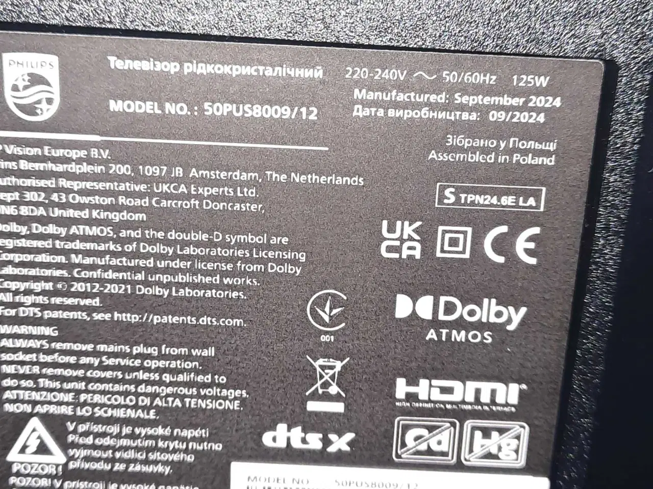 Billede 4 - Philips 50" tv