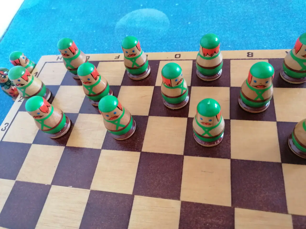 Billede 2 - Flot Matrjosjka Dam og Mølle Spil