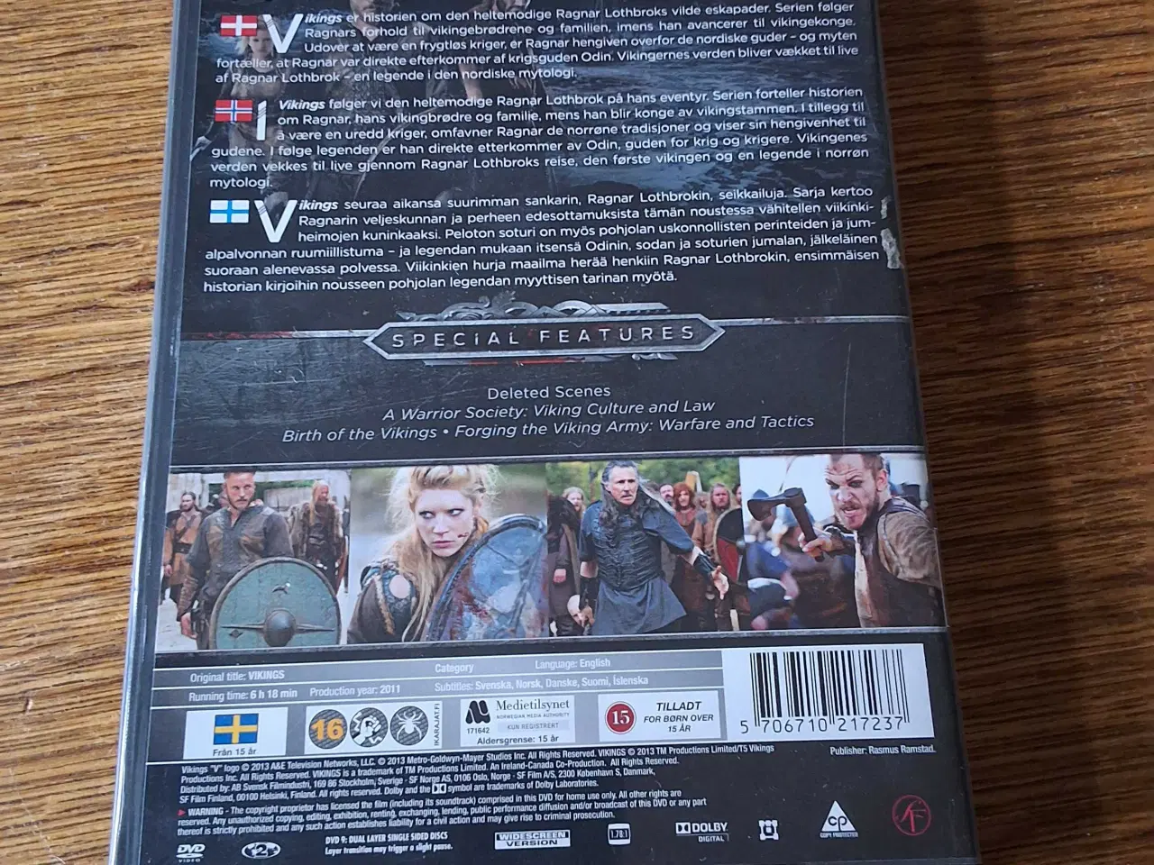 Billede 2 - VIKINGS.  DVD om Vikinger.  3 disk 6 timer