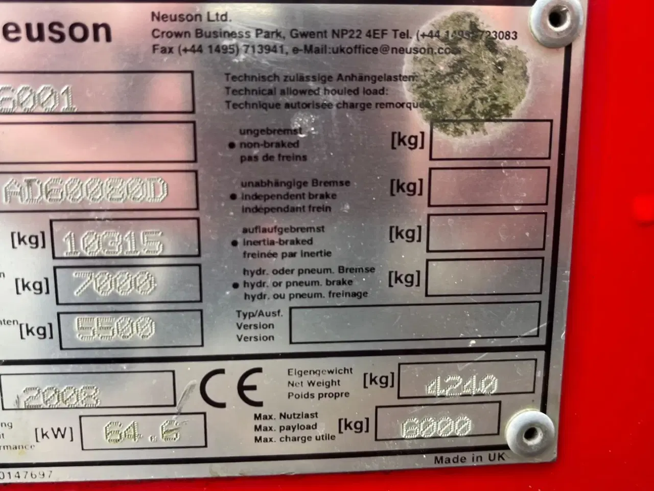 Billede 12 - Neuson 6001 6t dumper med frejbar lad