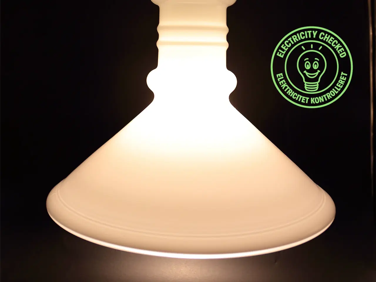 Billede 3 - Holmegaard Apotekerlampe stor