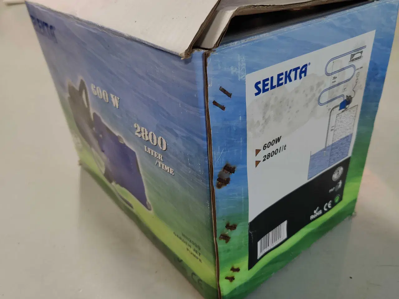 Billede 2 - Pumpe 600W NY/Ubrugt