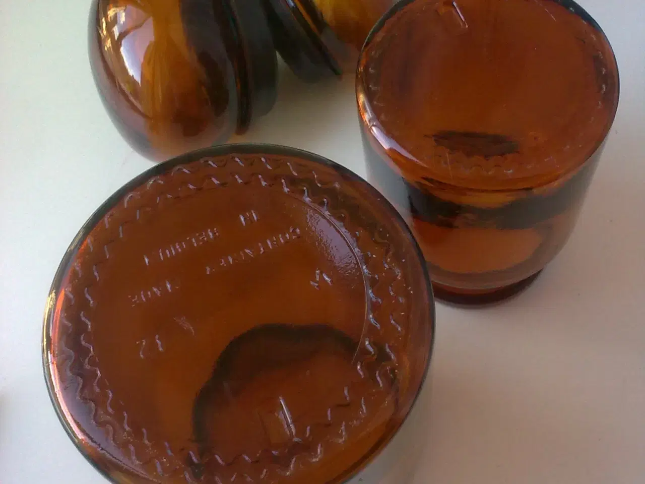 Billede 13 - Ravtone RETRO by-flasker 3 fra lille land & krukke