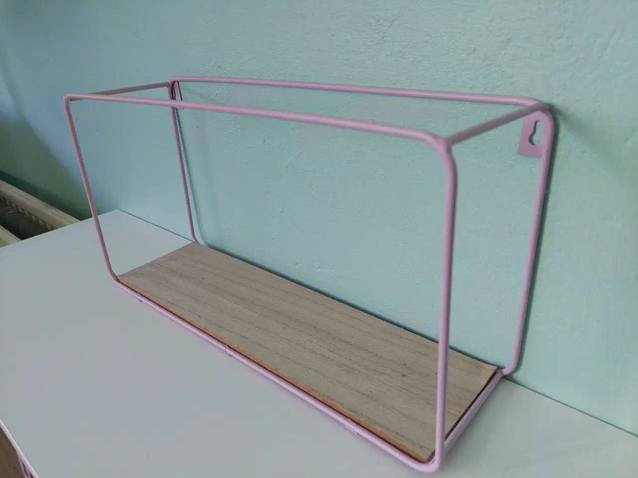 Billede 4 - Hylde, metal/træ, ny