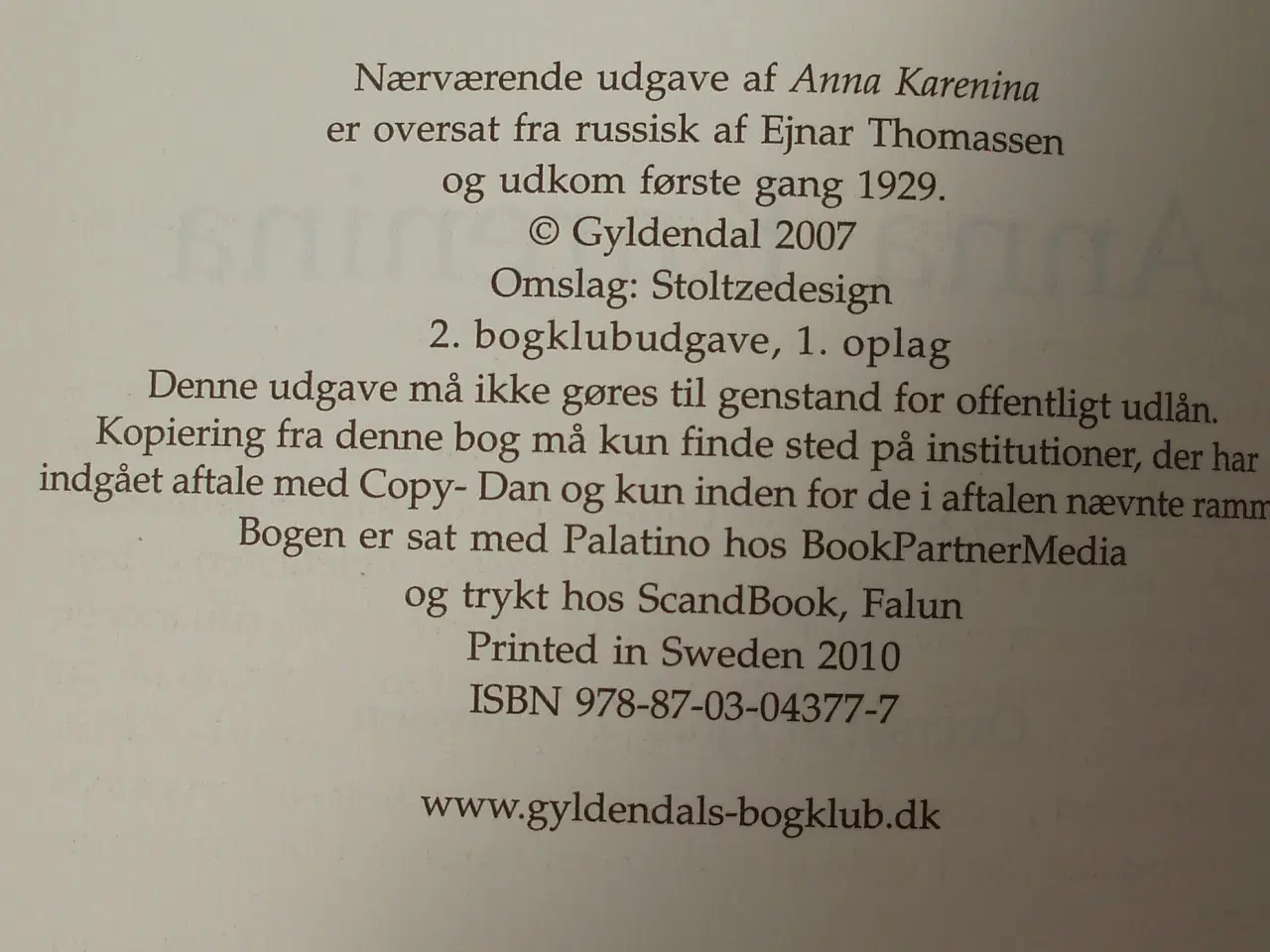 Billede 2 - Anna Karenina af Lev Tolstoj