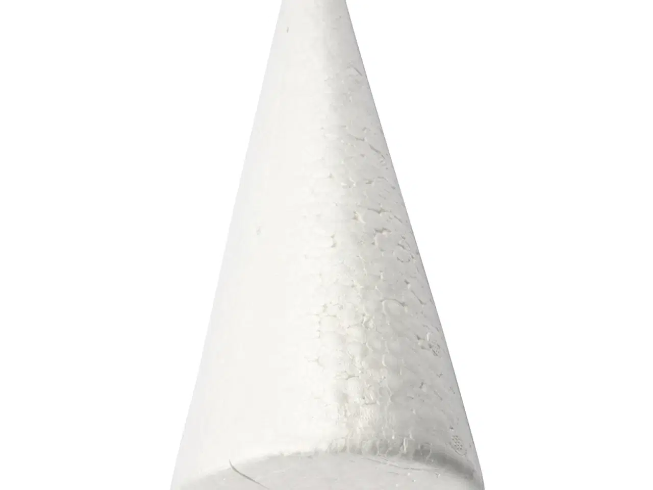 Billede 1 - Kegle, H: 35 cm, diam. 19,5 cm, hvid, 1 stk.