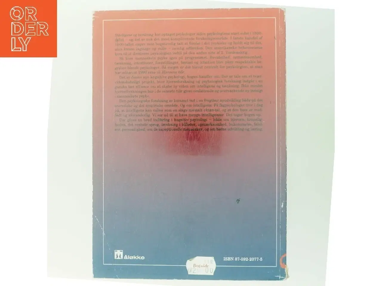 Billede 3 - Intelligens og Tænkning af Mogens Hansen (Bog)