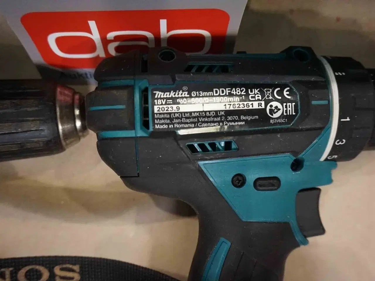 Billede 3 - 2 stk Makita boremaskiner med to batterier