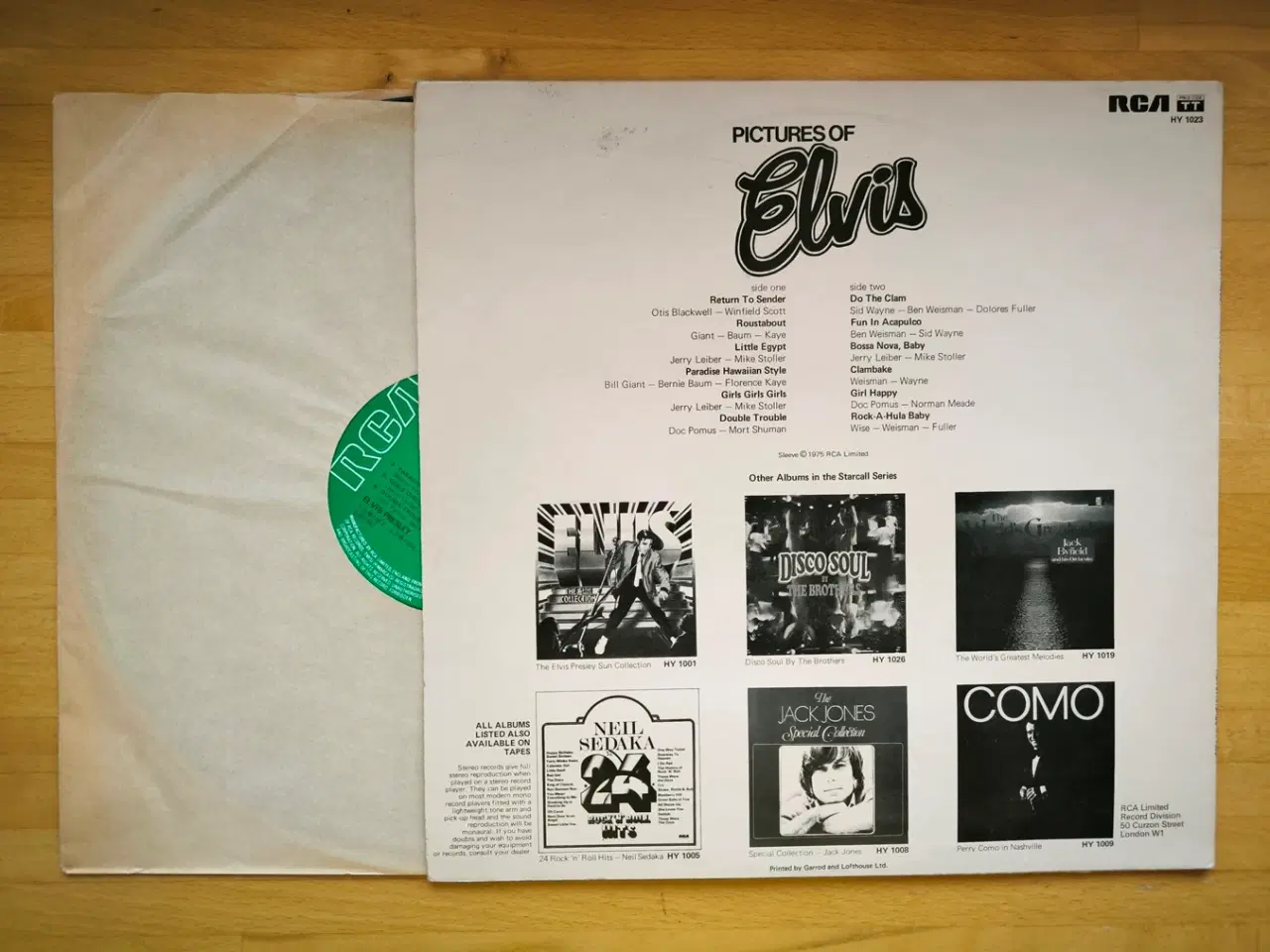 Billede 2 - LP, Elvis Presley, Pictures Of Elvis