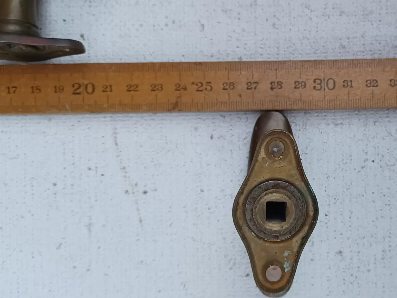 Billede 5 - Vridehåndtag, antikke, messing