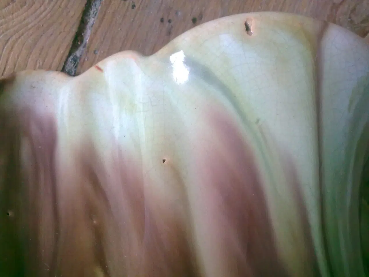 Billede 9 - Potteplante KÆMPE ler krukke DK løbeglasur