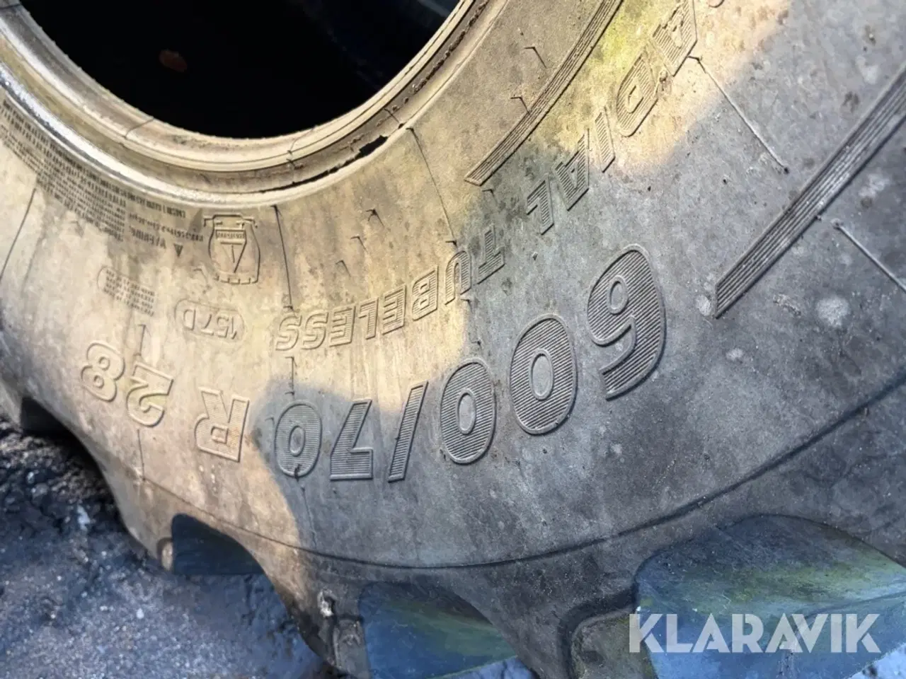 Billede 6 - Landbrugsdæk Michelin  + Kleber 600/70R28 4 styk