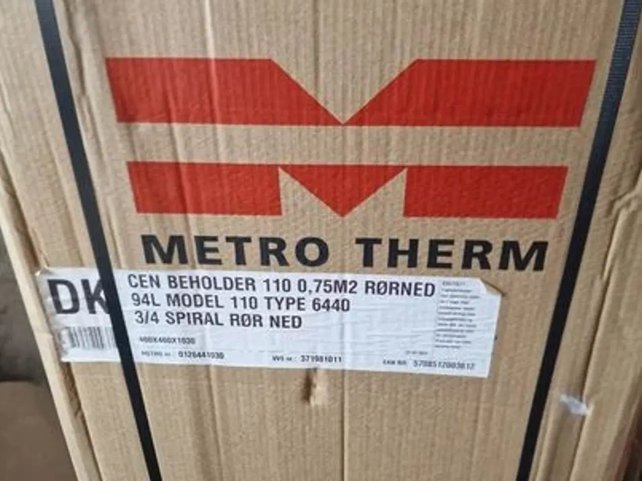 Billede 1 - Ny Metro Therm Type 6440 vandvarmer model 110