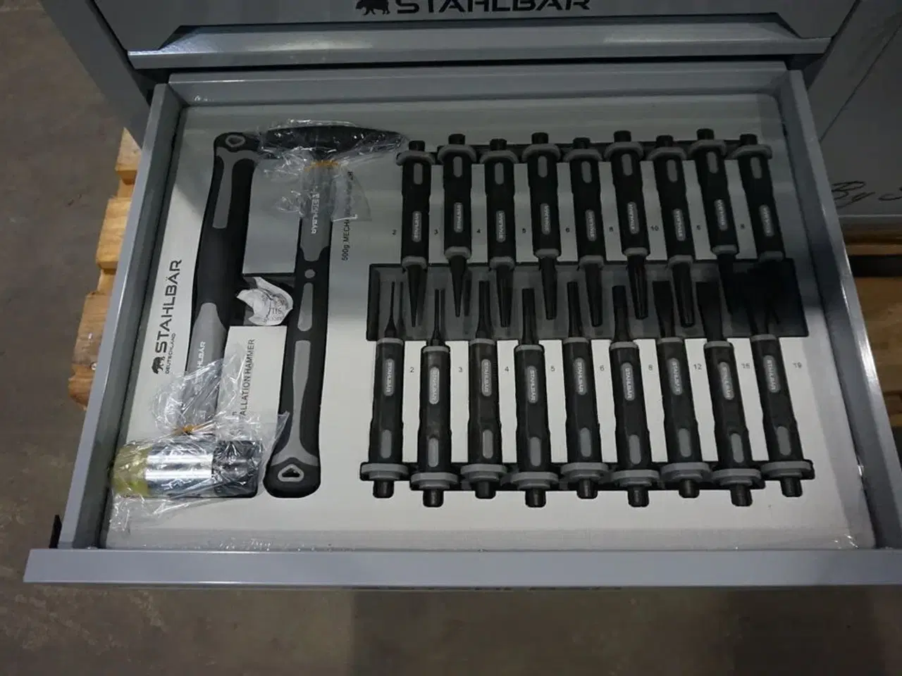 Billede 8 - Værktøjsvogn, Stahlbär, 7 skuffer inkl. Værktøj. Grey