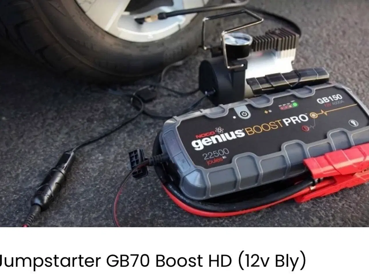 Billede 9 - Jumpstarter GB70 Boost HD (12v Bly) 2000A