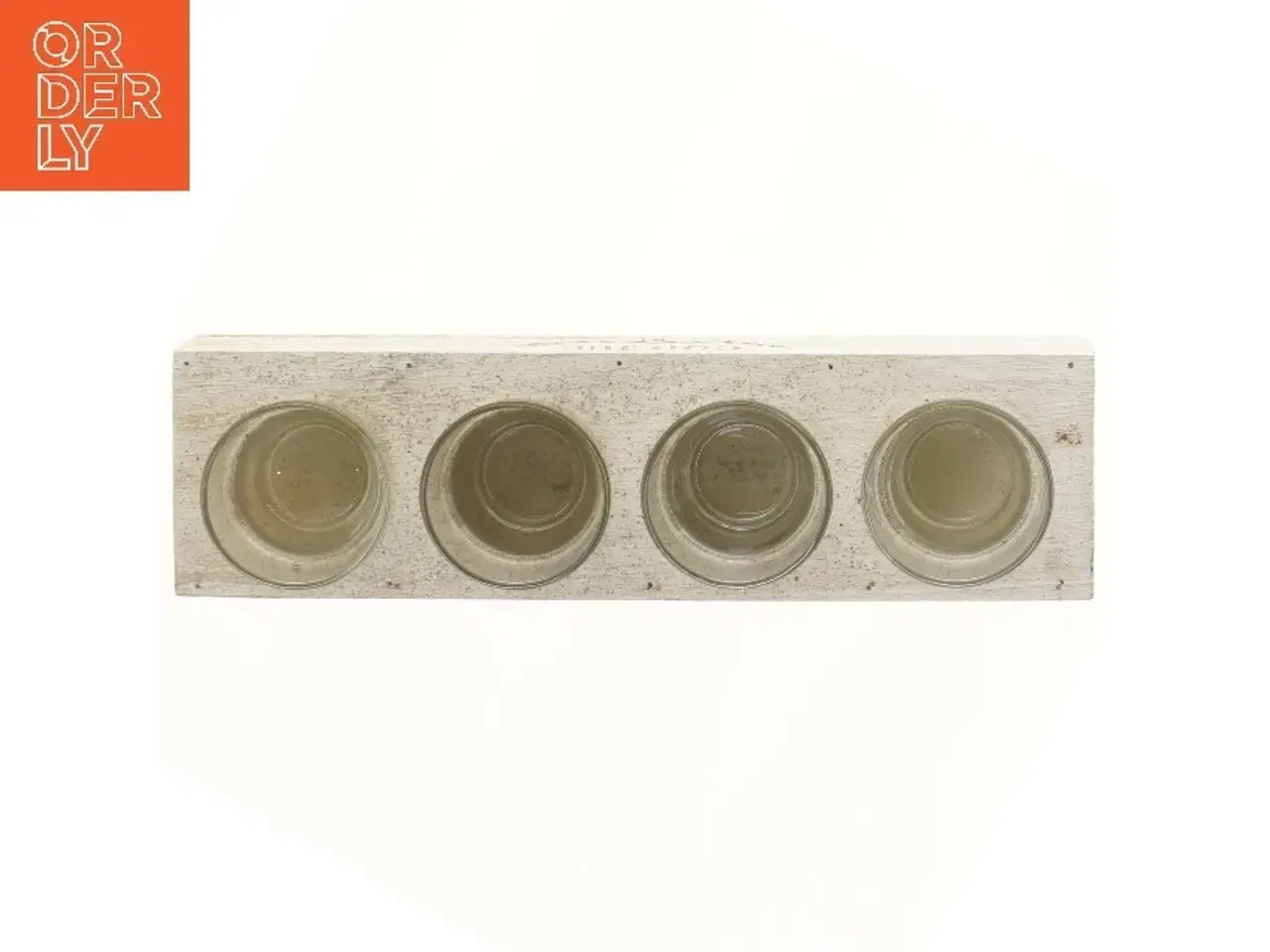 Billede 2 - Adventstage med 4 glasbeholdere fra Form Living (str. 31x8 cm)