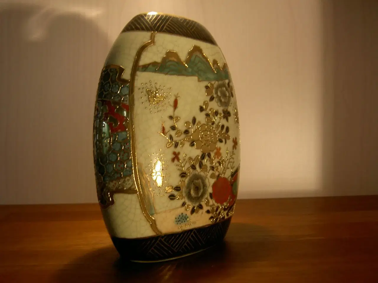 Billede 3 - Oval Kinesisk vase