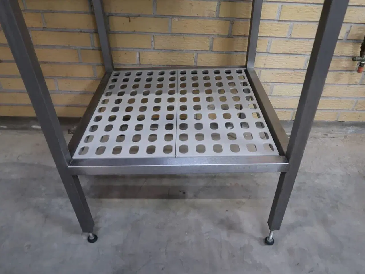 Billede 4 - Rustfri tørrebane med underhylde