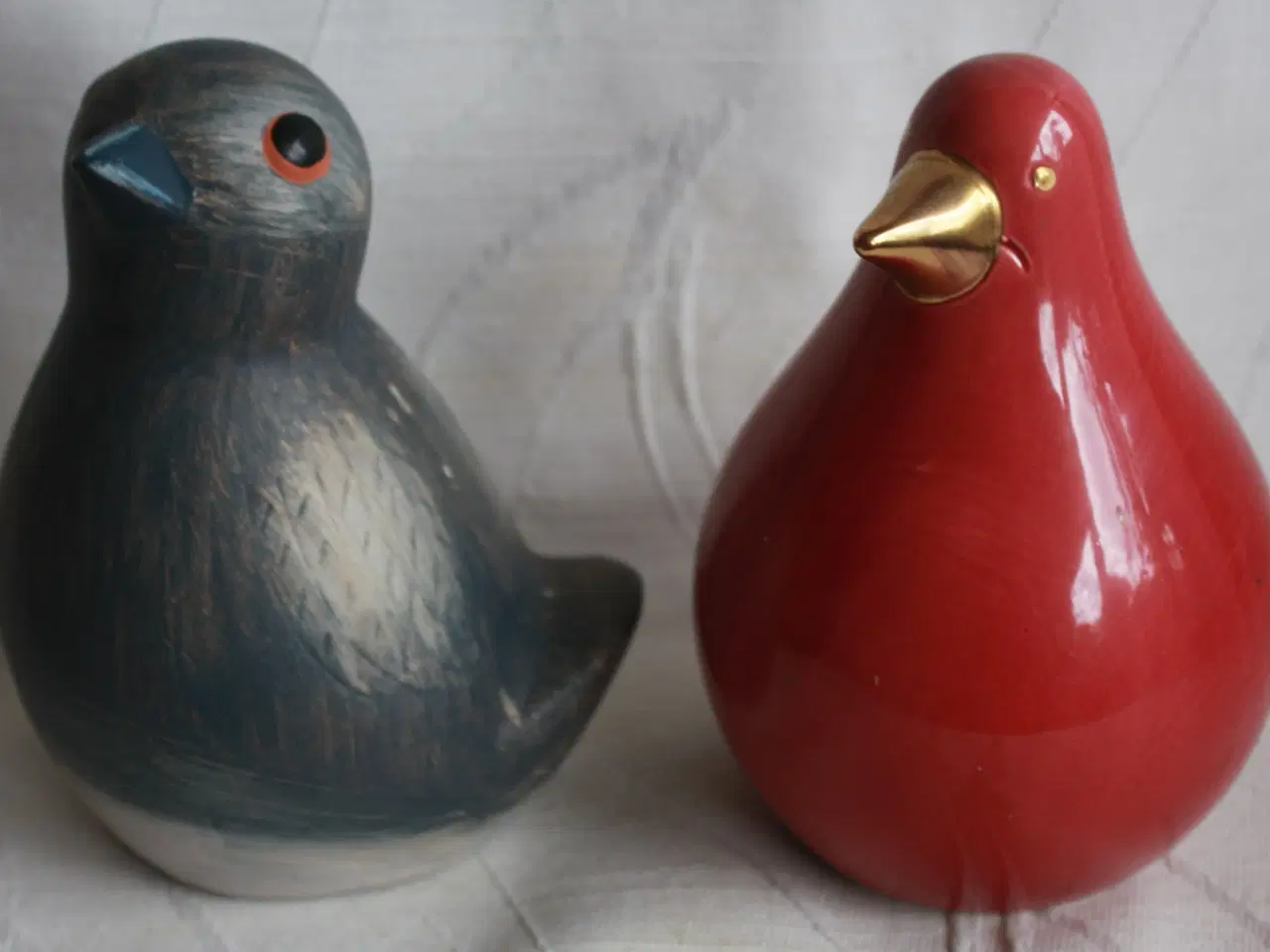 Billede 7 - 2 fugle af keramik