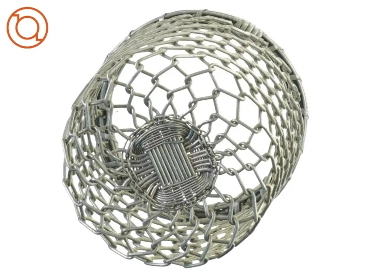 Billede 4 - Fil de fer Metal Flet Kurv fra Udkant (str. 16 x 14 cm)