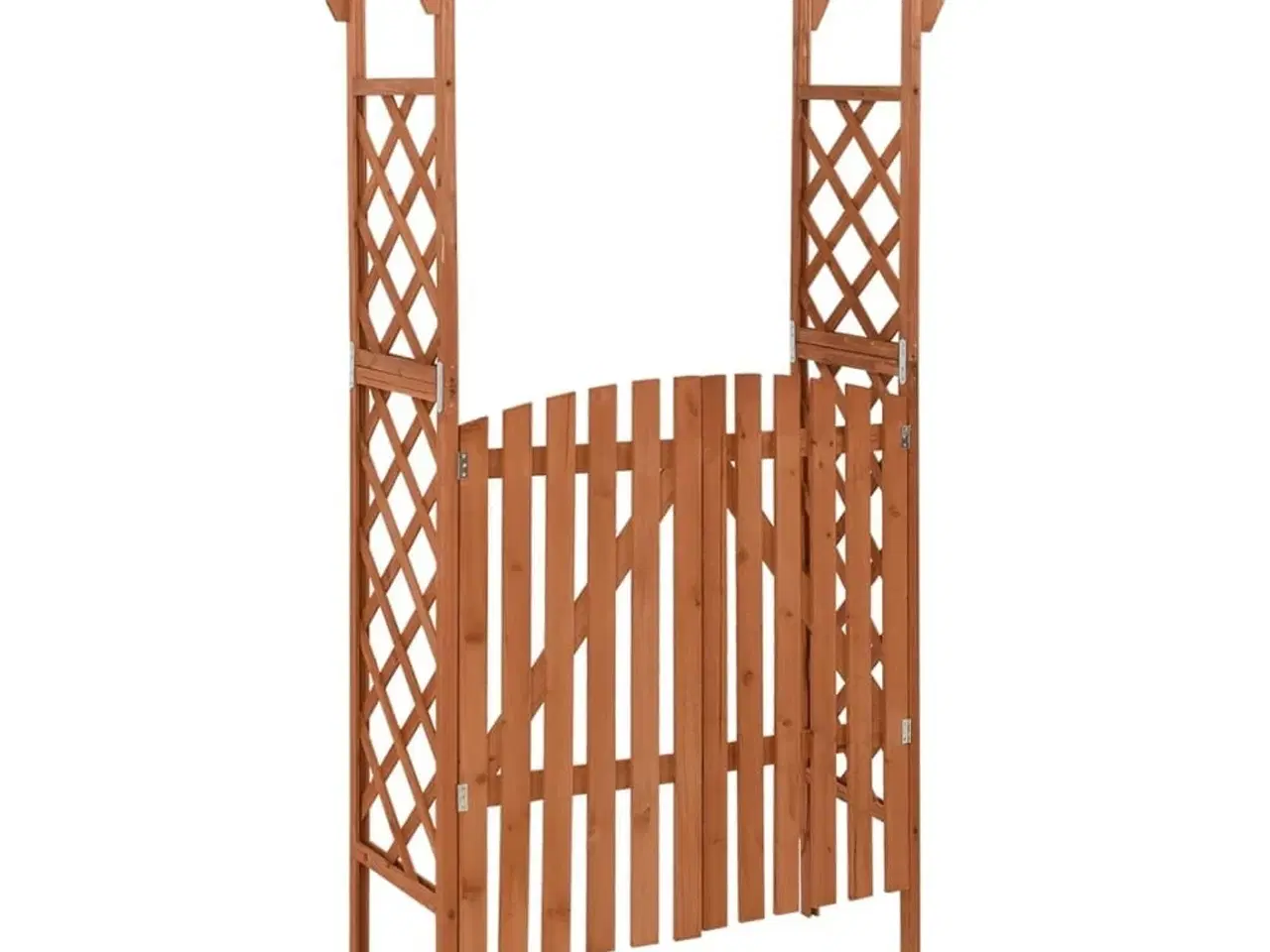 Billede 1 - Pergola med låge 116x40x204 cm massivt grantræ