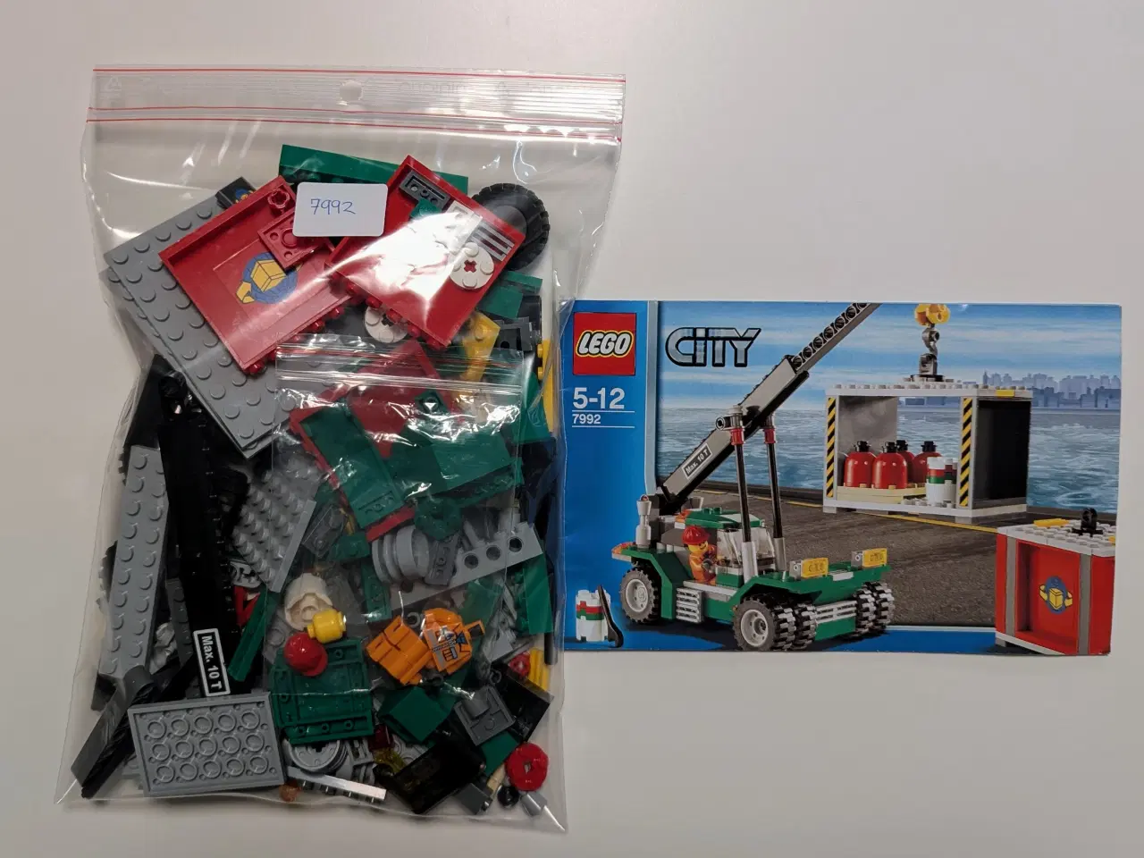 Billede 3 - Lego City, 7992, Containerkran.