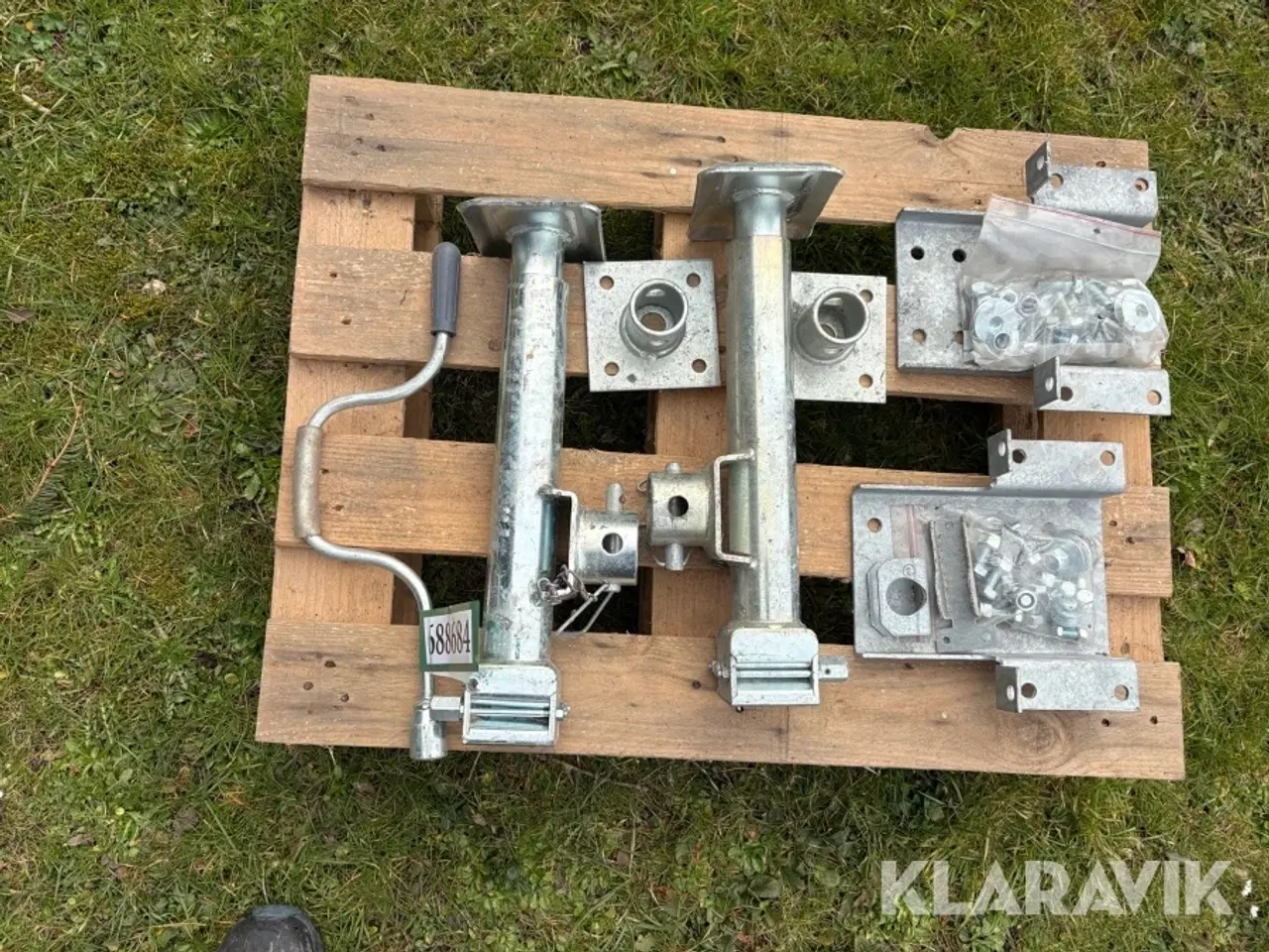 Billede 2 - Brenderup komplet støttebens sæt Brenderup