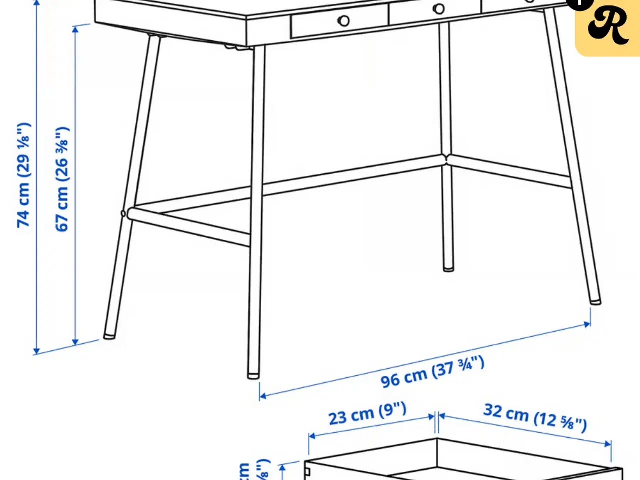 Billede 6 - IKEA - Skrivebord