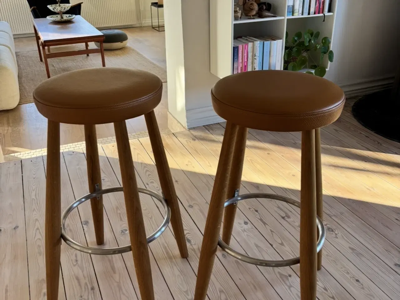 Billede 1 - CH56 Barstol EG/OLIE - Hans J. Wegner høj model 